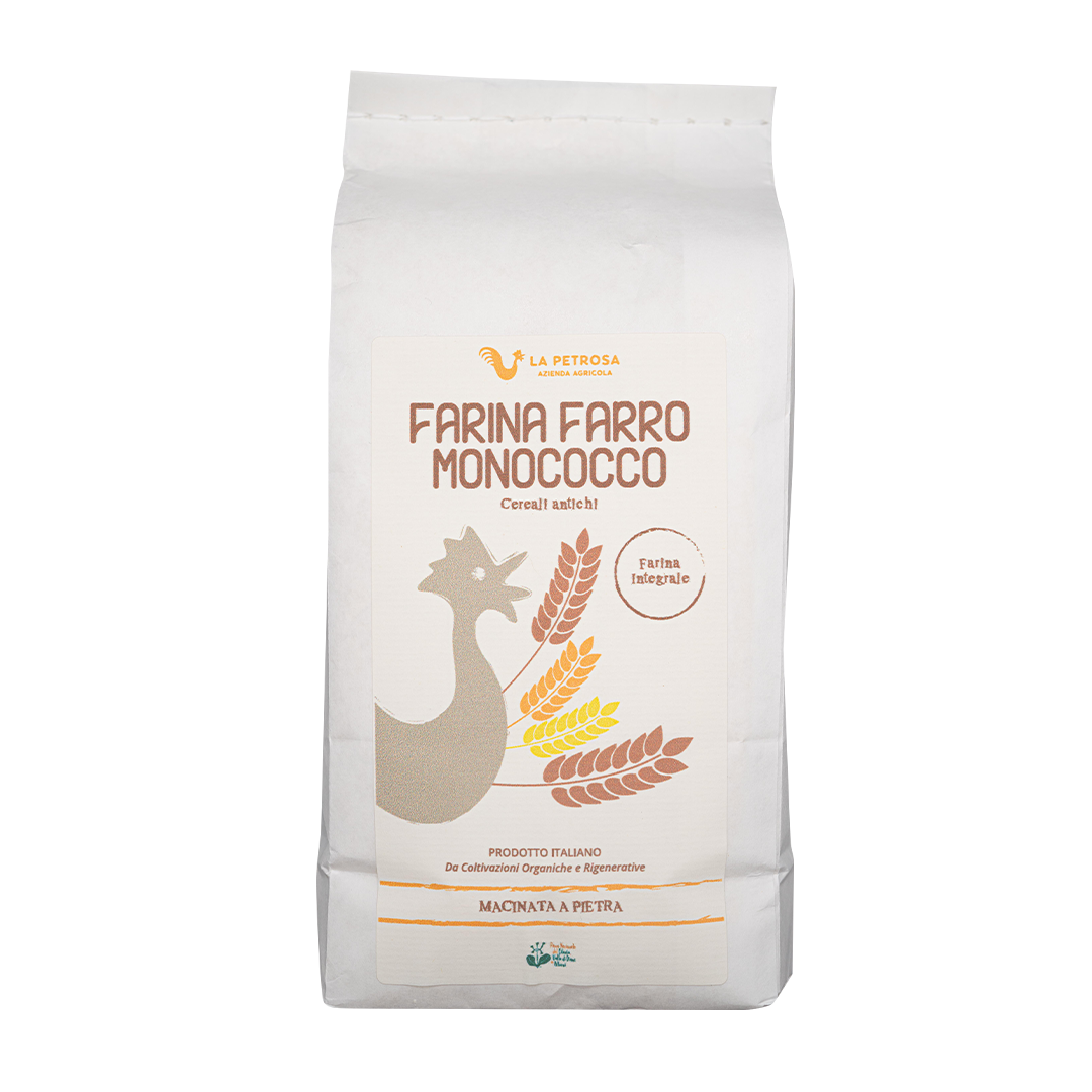 Farina Farro Monococco Integrale La Petrosa