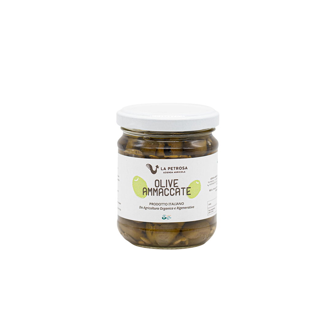 Olive Ammaccate in Olio EVO e Finocchietto